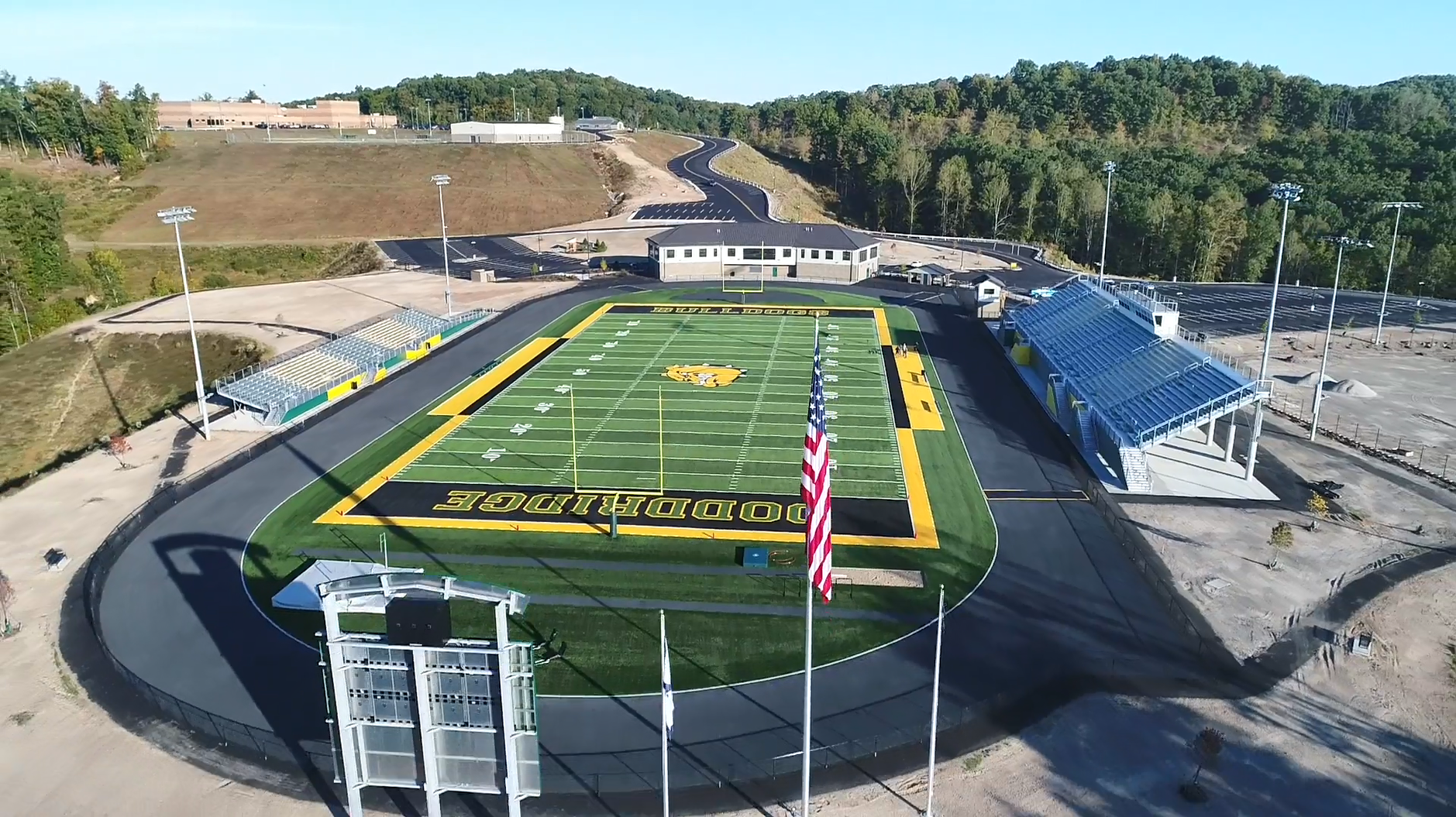 Canton High School football field gets new artificial turf